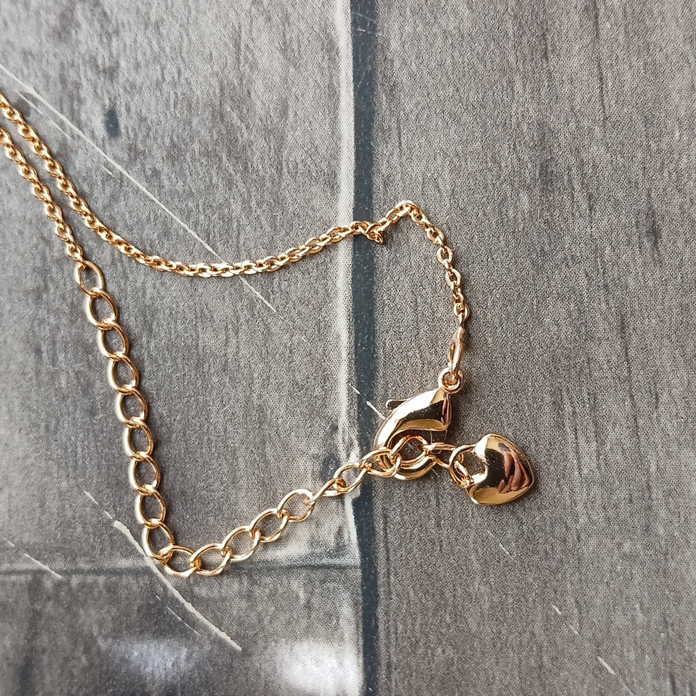 Simple Rose Gold Plated Necklace - Picture 6 of 6